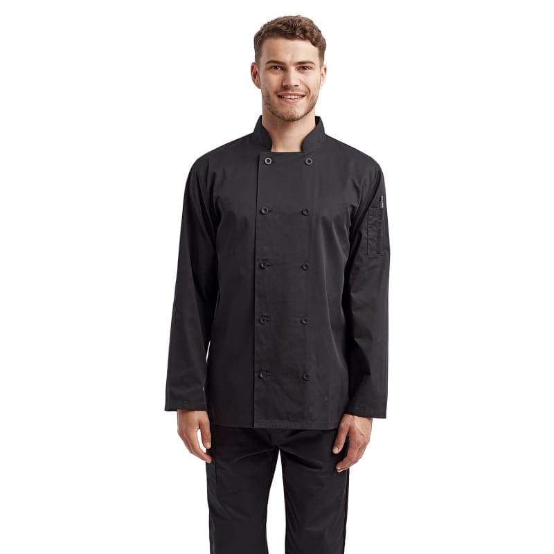 Artisan Collection By Reprime Unisex Long-Sleeve Recycled Chef's Coat 15