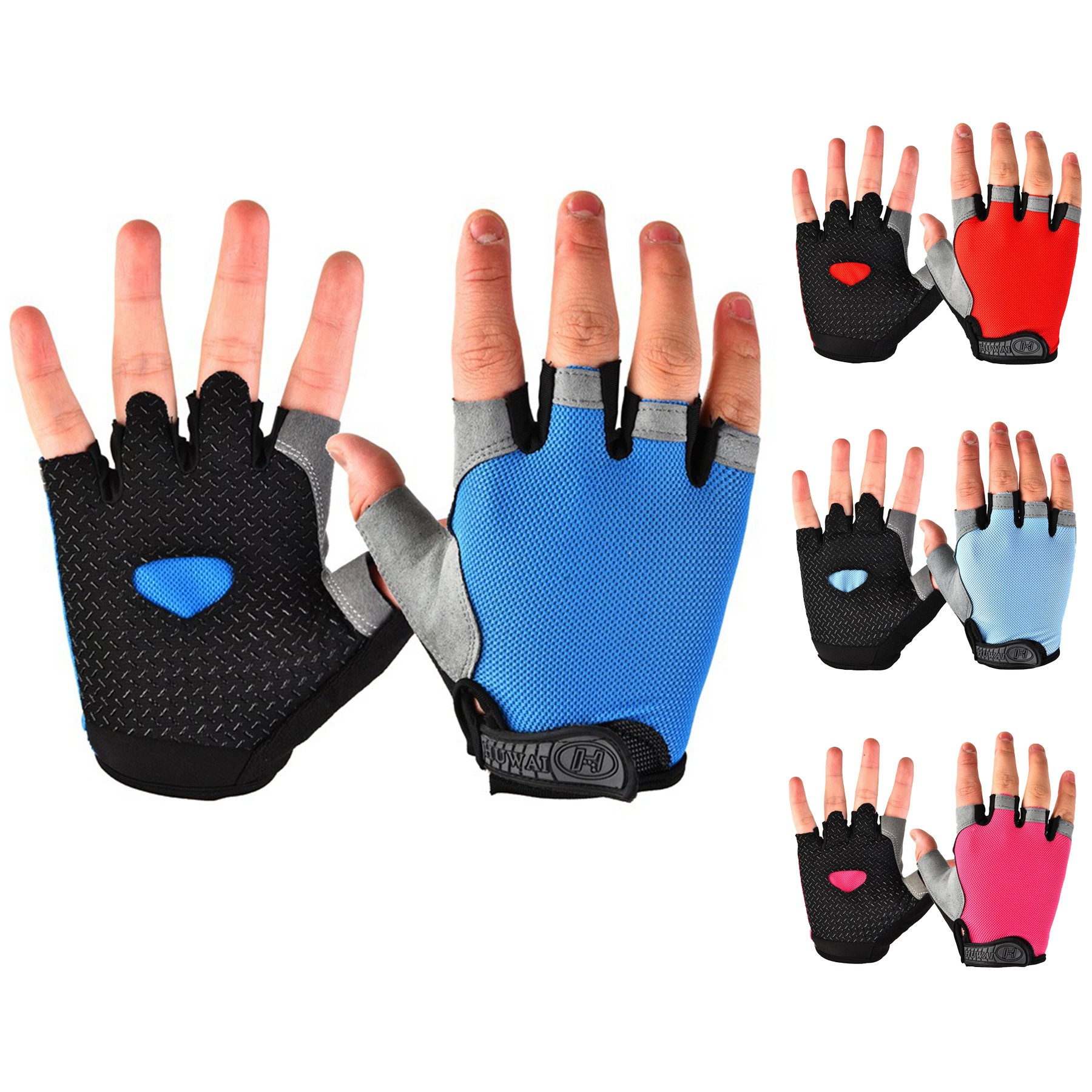 Half Finger Mesh Gloves 2