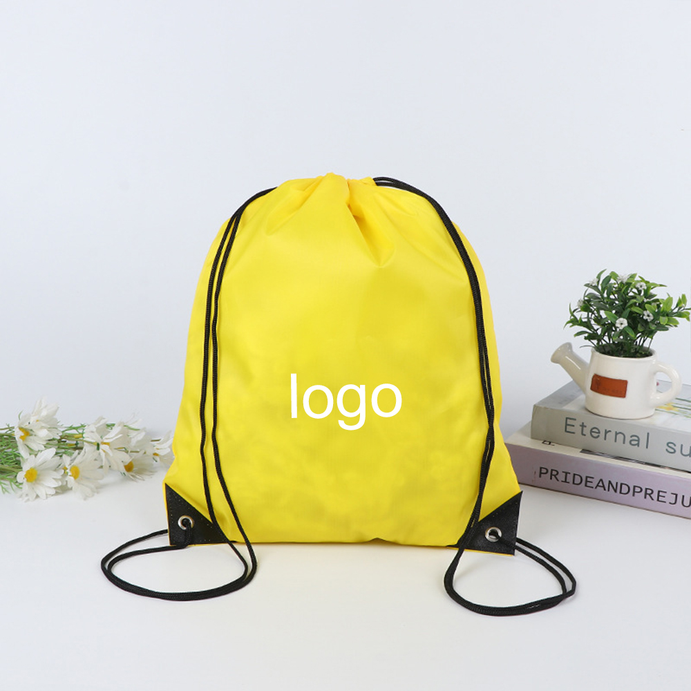 Drawstring Bag With Front Pocket 2