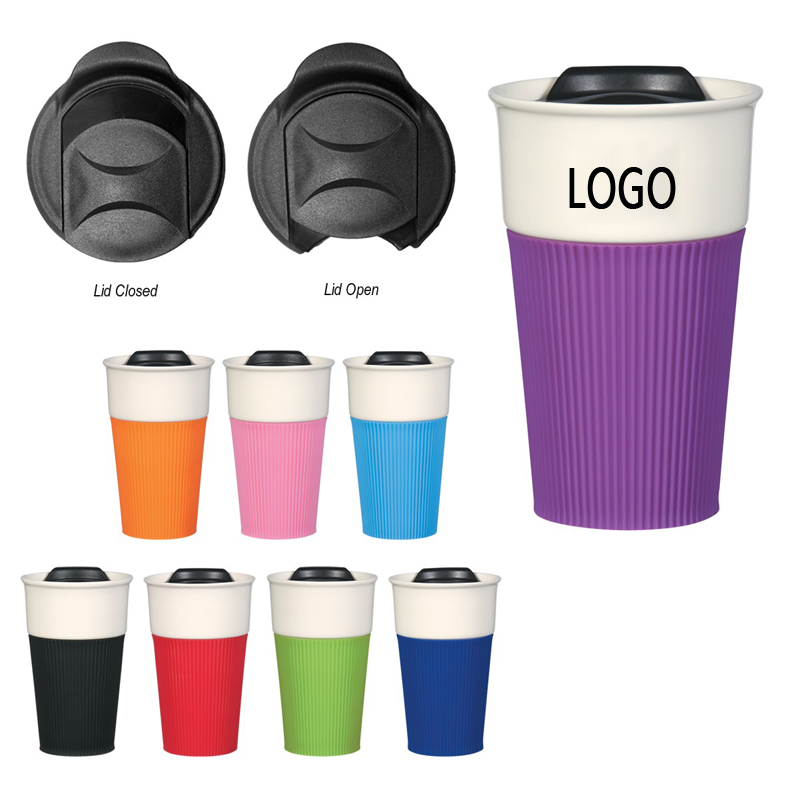 Ceramic Mug With Silicone Sleeve 2