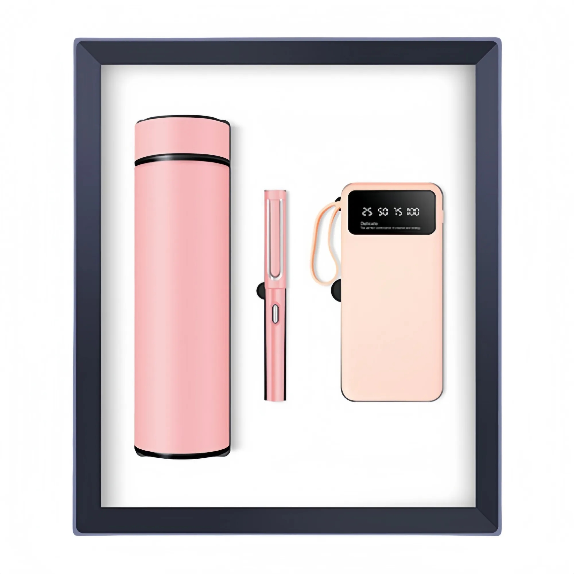 Power Bank Tumbler and Pen Business Gift Set 8