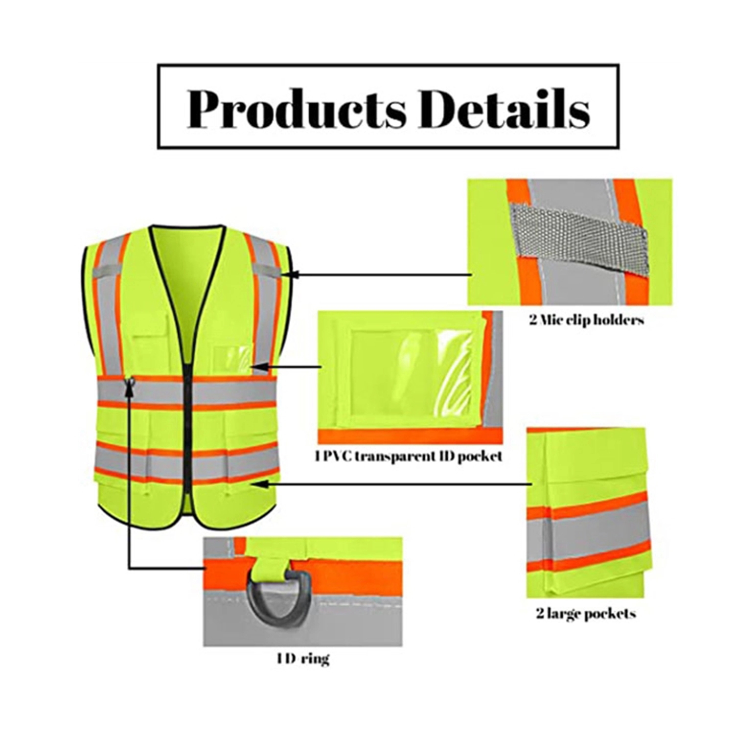 Reflective High Visibility Vest 2