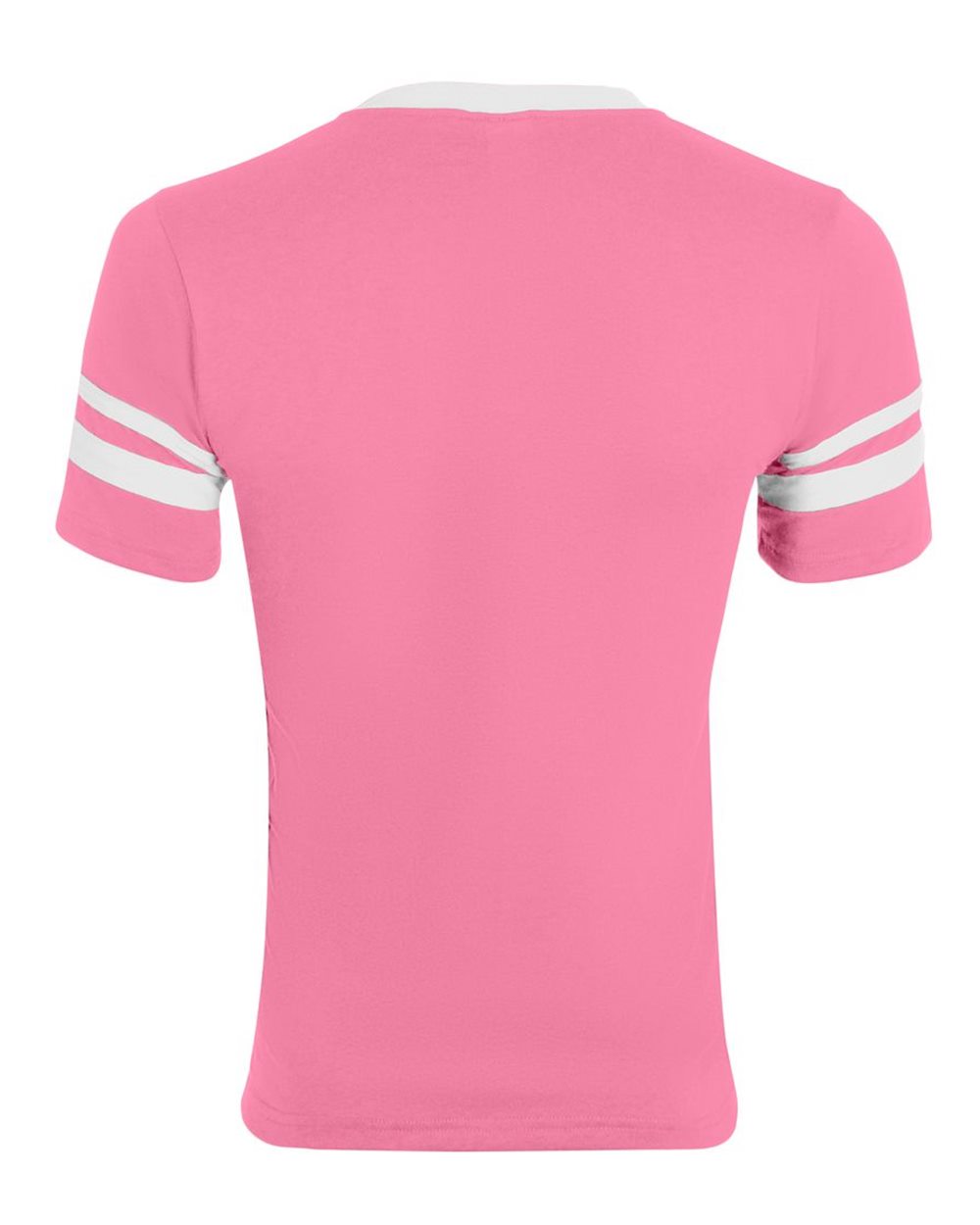 V-Neck Jersey with Striped Sleeves - 360 66