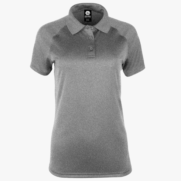 #F121 / Titanium Heather Women's Polo 1