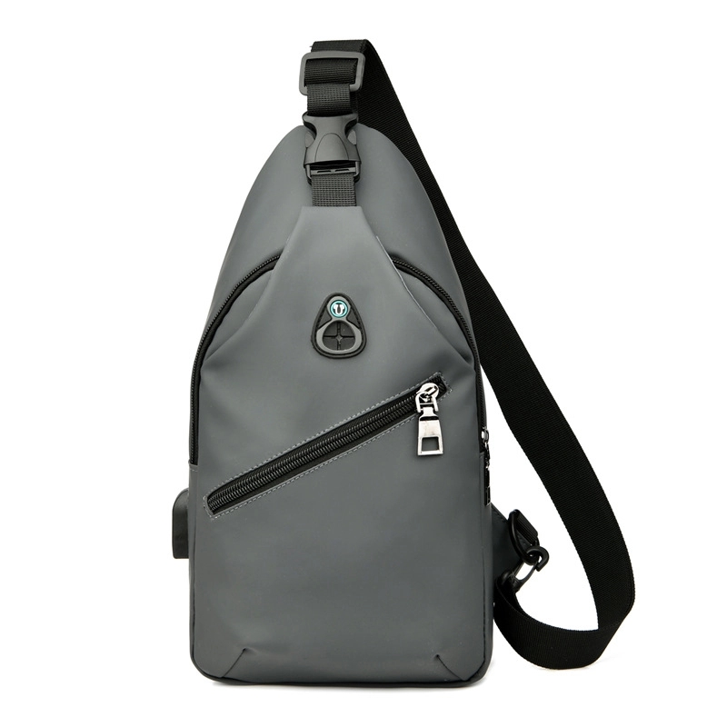 Customizable Chest Bag With External USB Charging Port 11