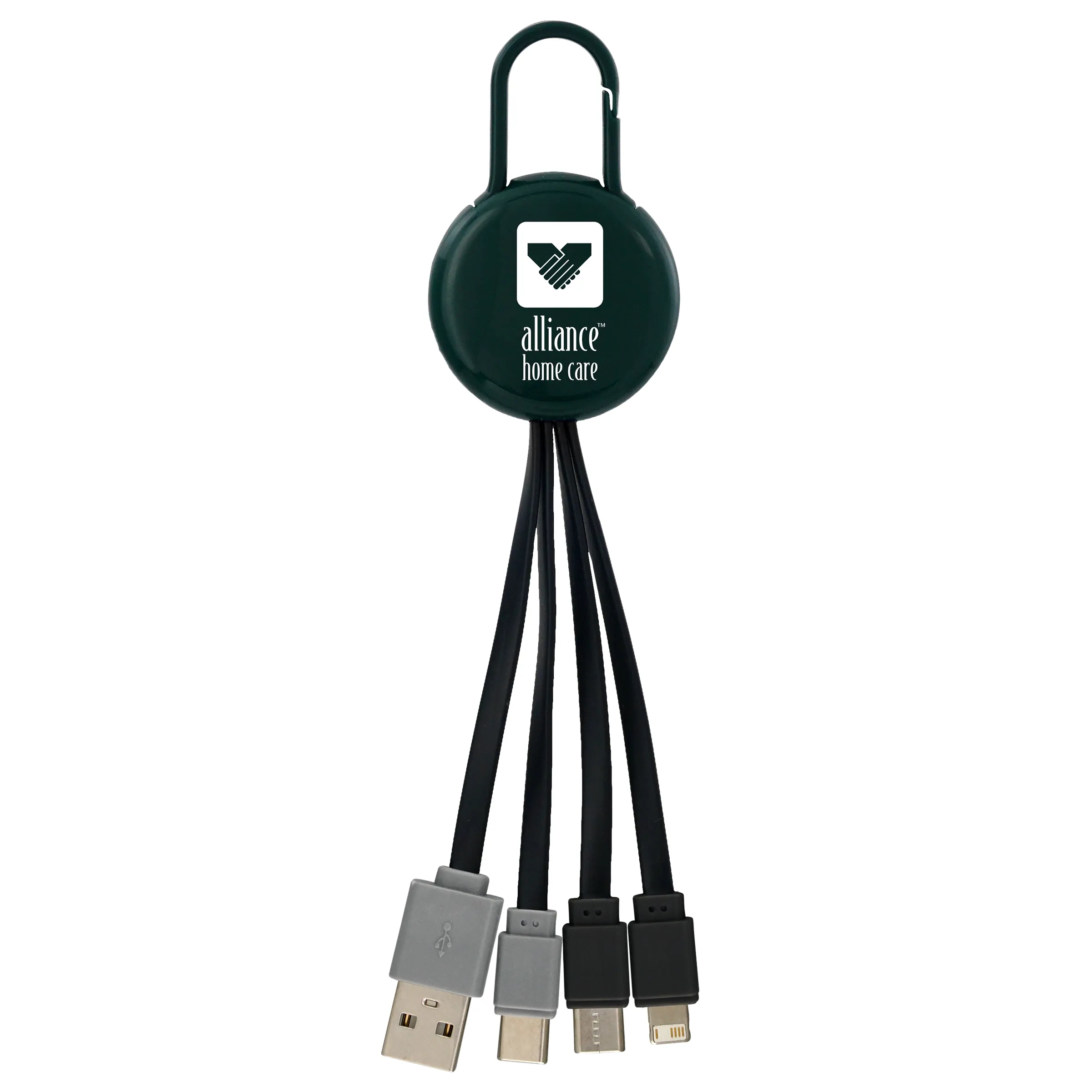 COLORFUL CLIP DUAL INPUT 3 IN 1 CHARGING CABLE 34