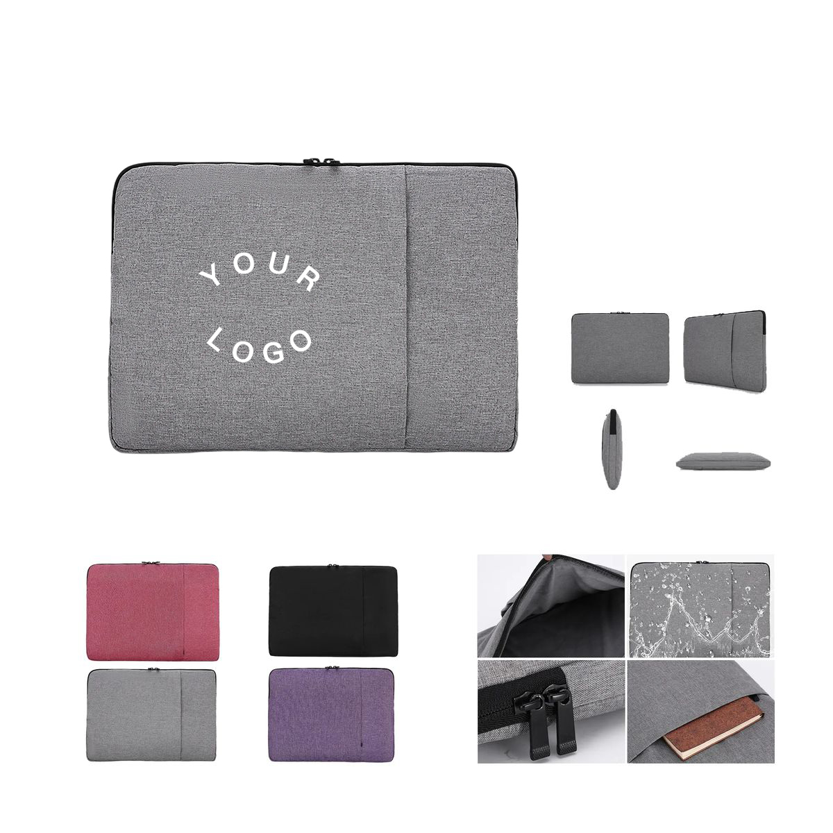Customizable Laptop Sleeve with Shockproof Layer 2
