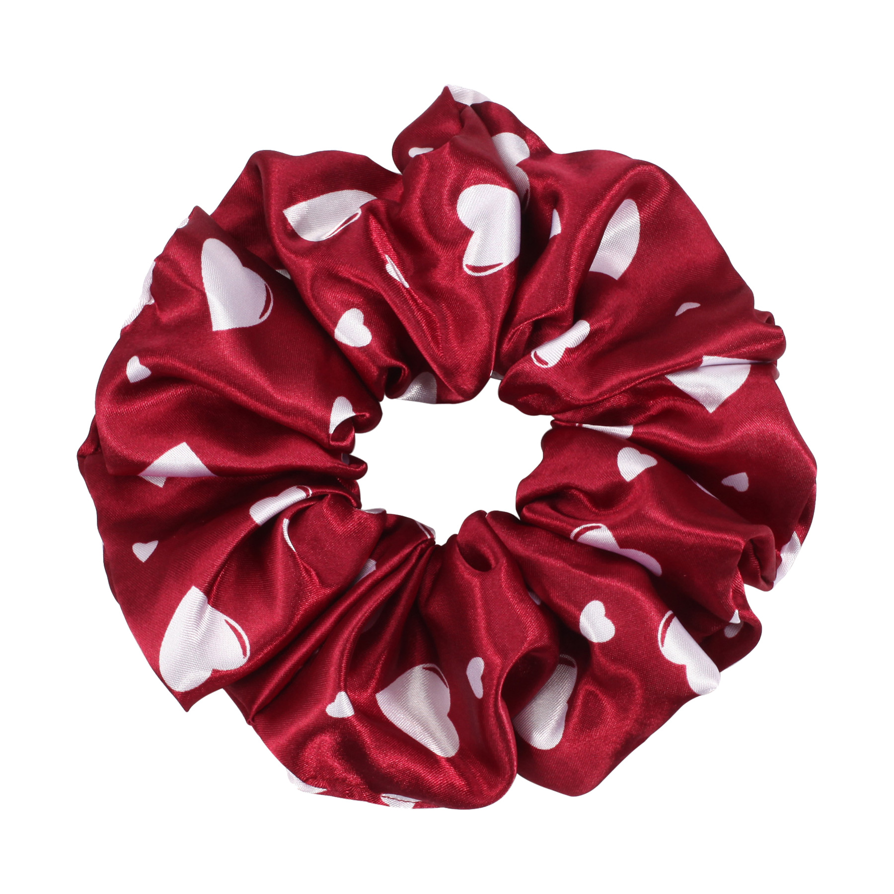 Full Color Printed Satin Silk Hair Scrunchies 15