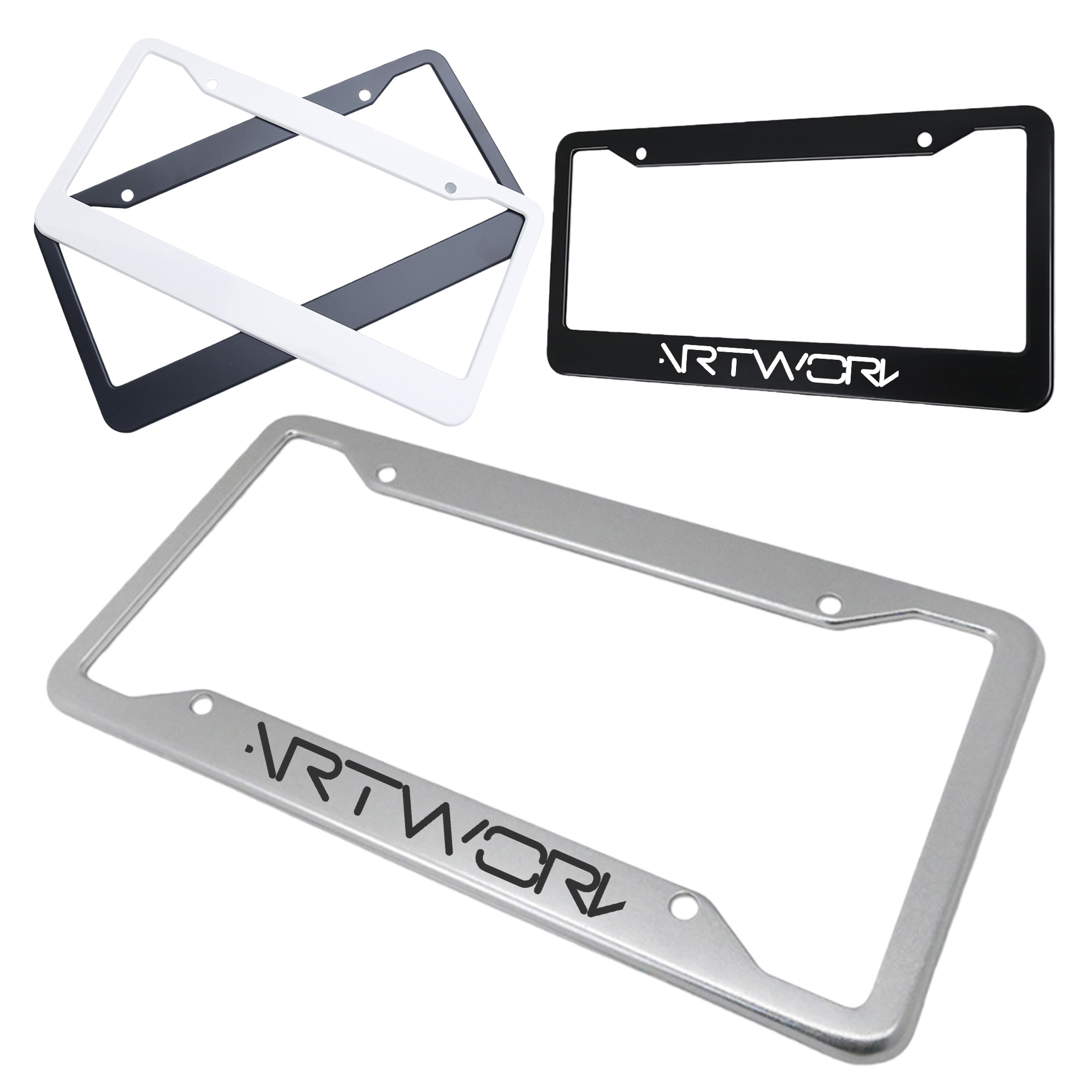 Aluminum Alloy License Plate Frame 1