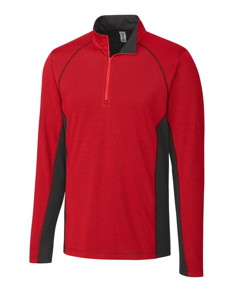 Clique Ice Pique Colorblock Tech Mens Half Zip 29