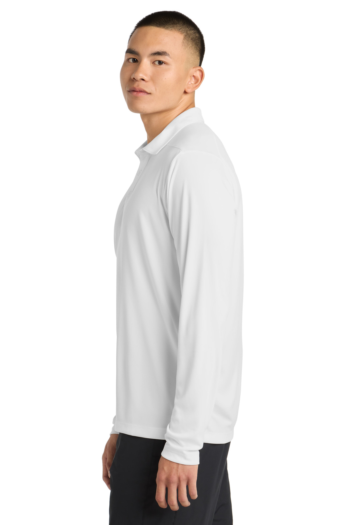 Sport-Tek Posi-UV Pro Long Sleeve Polo. ST520LS 2