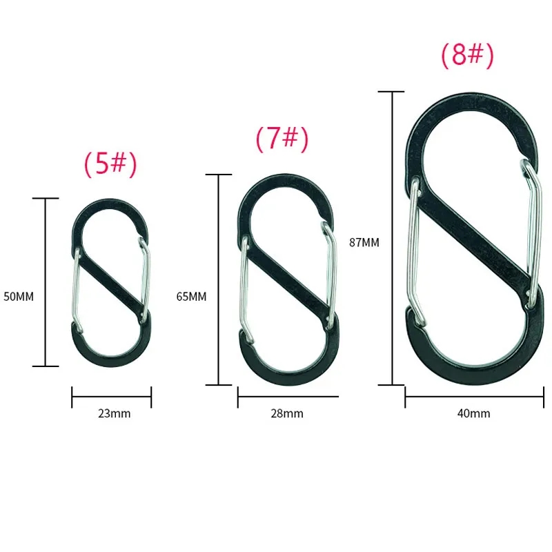 Aluminum Alloy S-shaped Carabiner 5