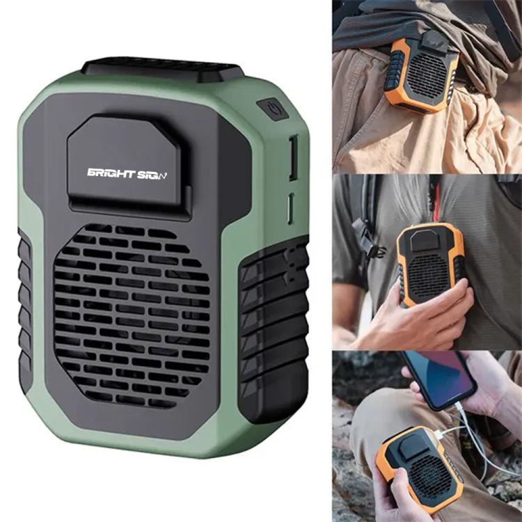 Clip-On Rechargeable Waist & Neck Fan 2