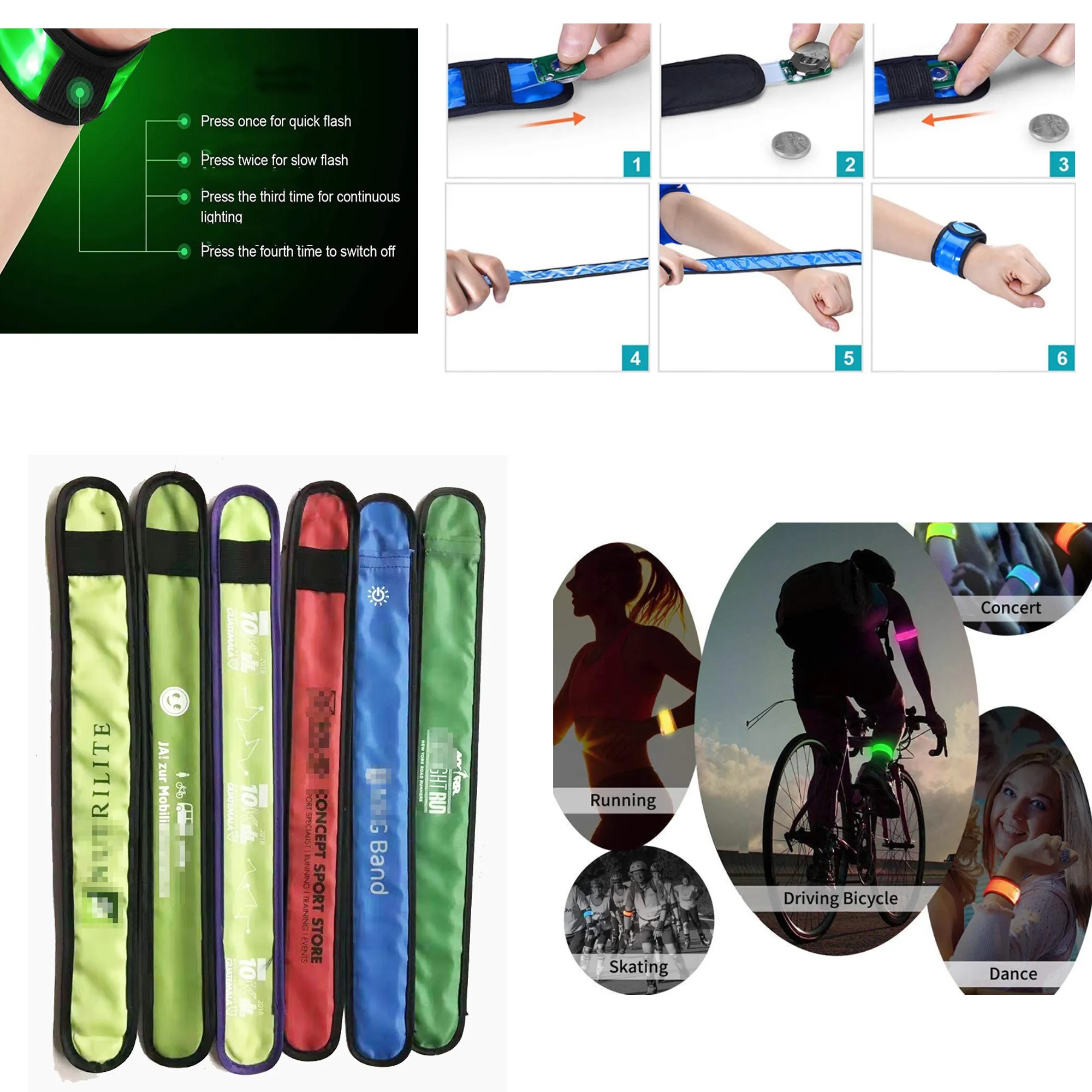 GlowSnap Custom LED Safety Band 2
