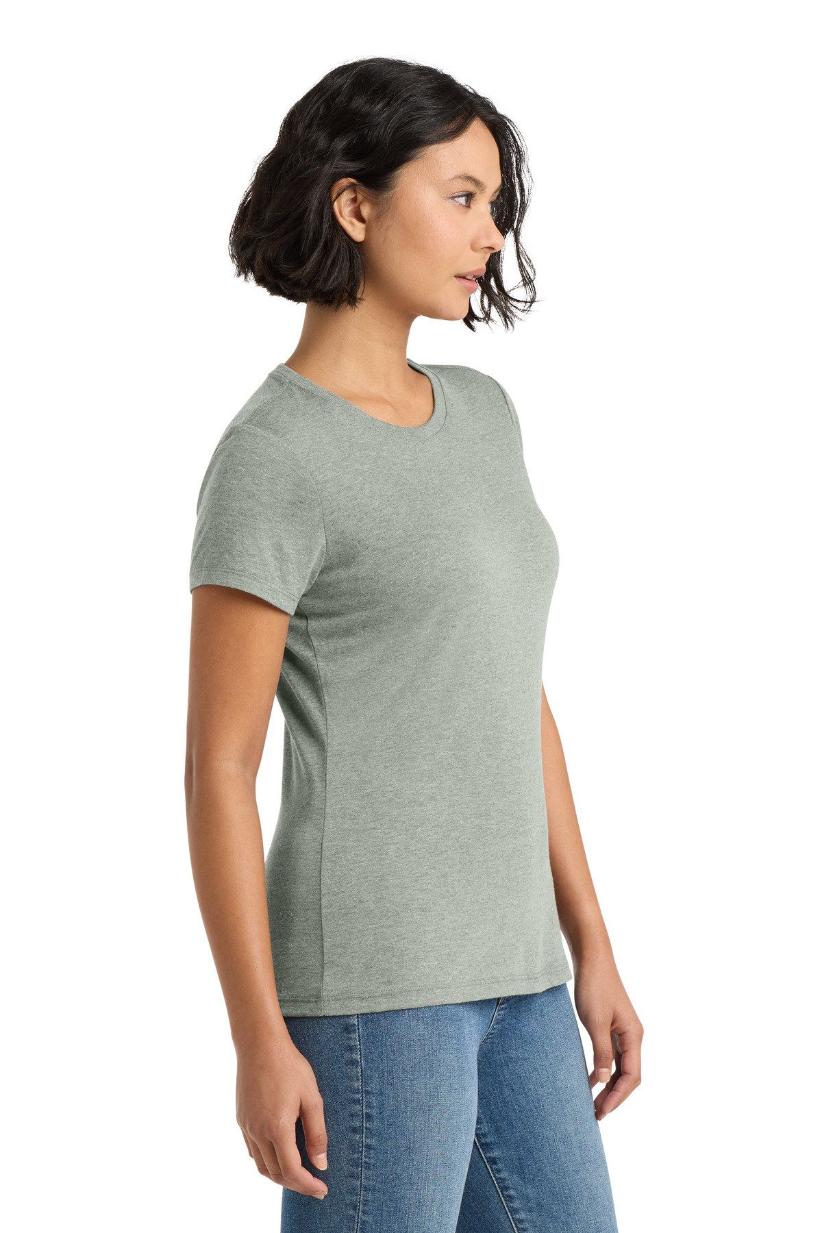 District Women's Perfect Tri Tee. DM130L 29