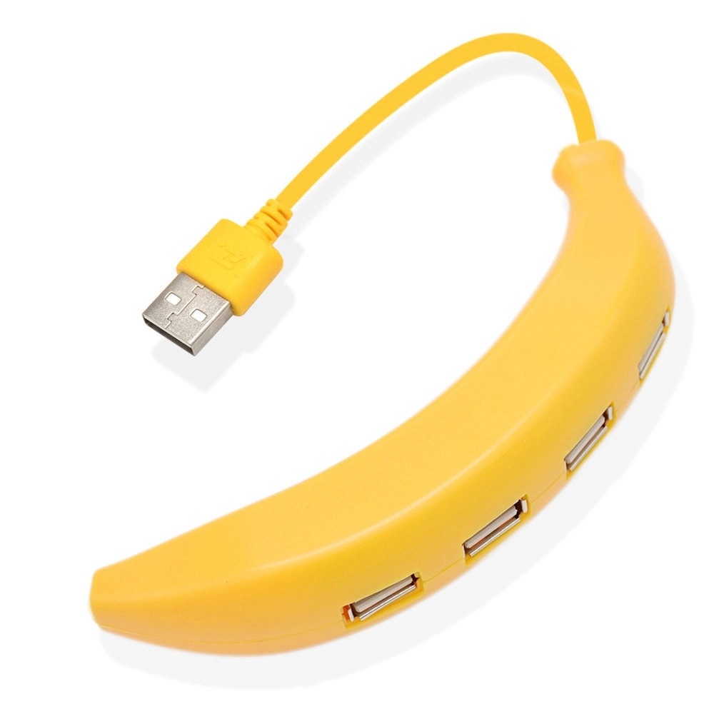 4-in-1 Banana Shape USB HUB 3