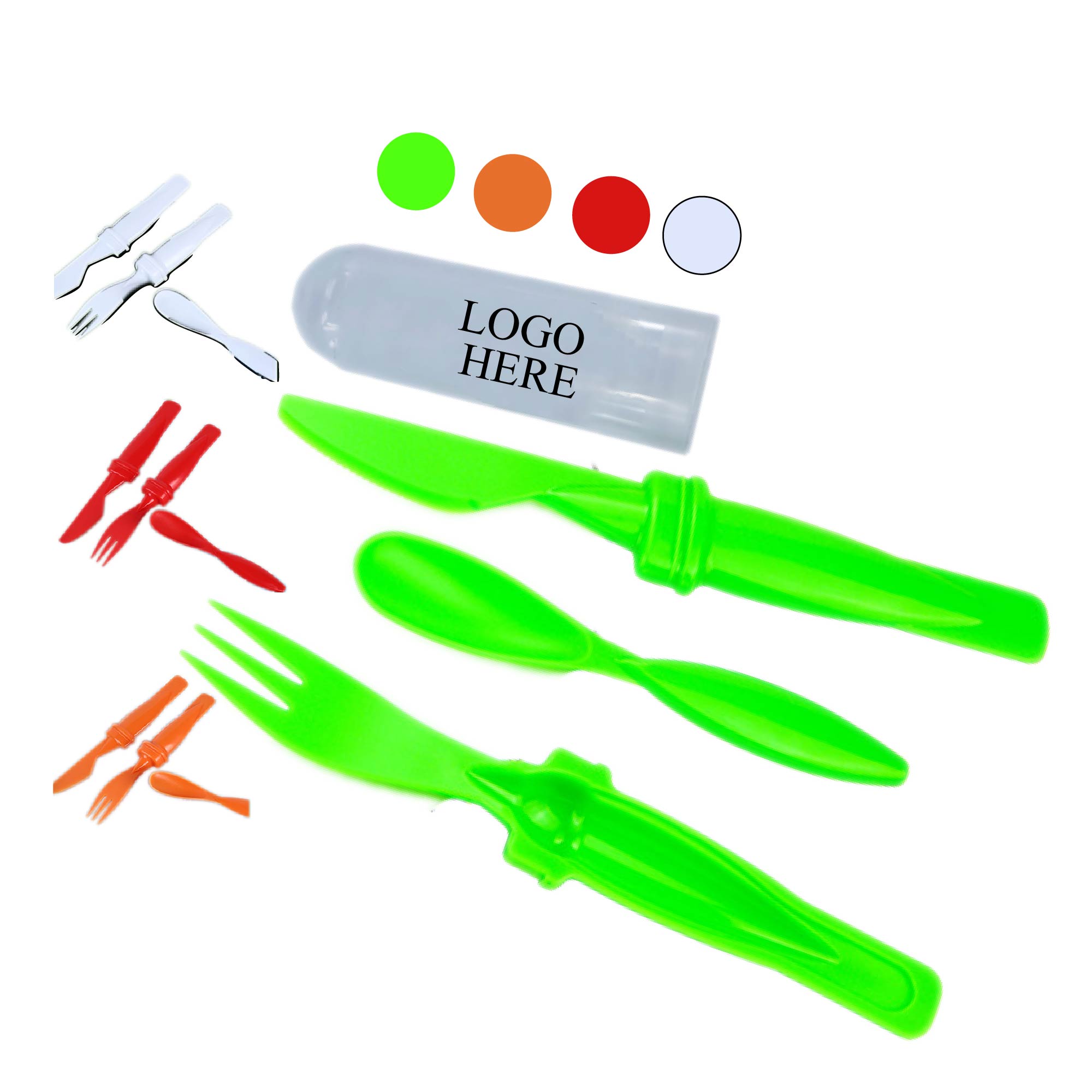 3 Piece Plastic Cutlery Set 1