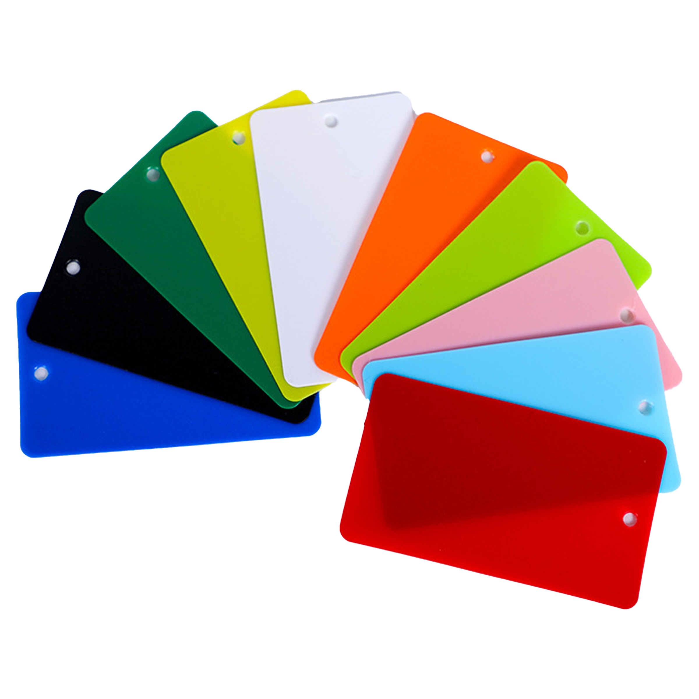 Plastic Waterproof Blank Tags 8