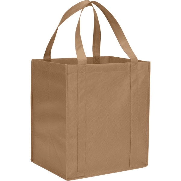 Large Non-Woven Grocery Tote Bags - 13W x 10 x 15H 12