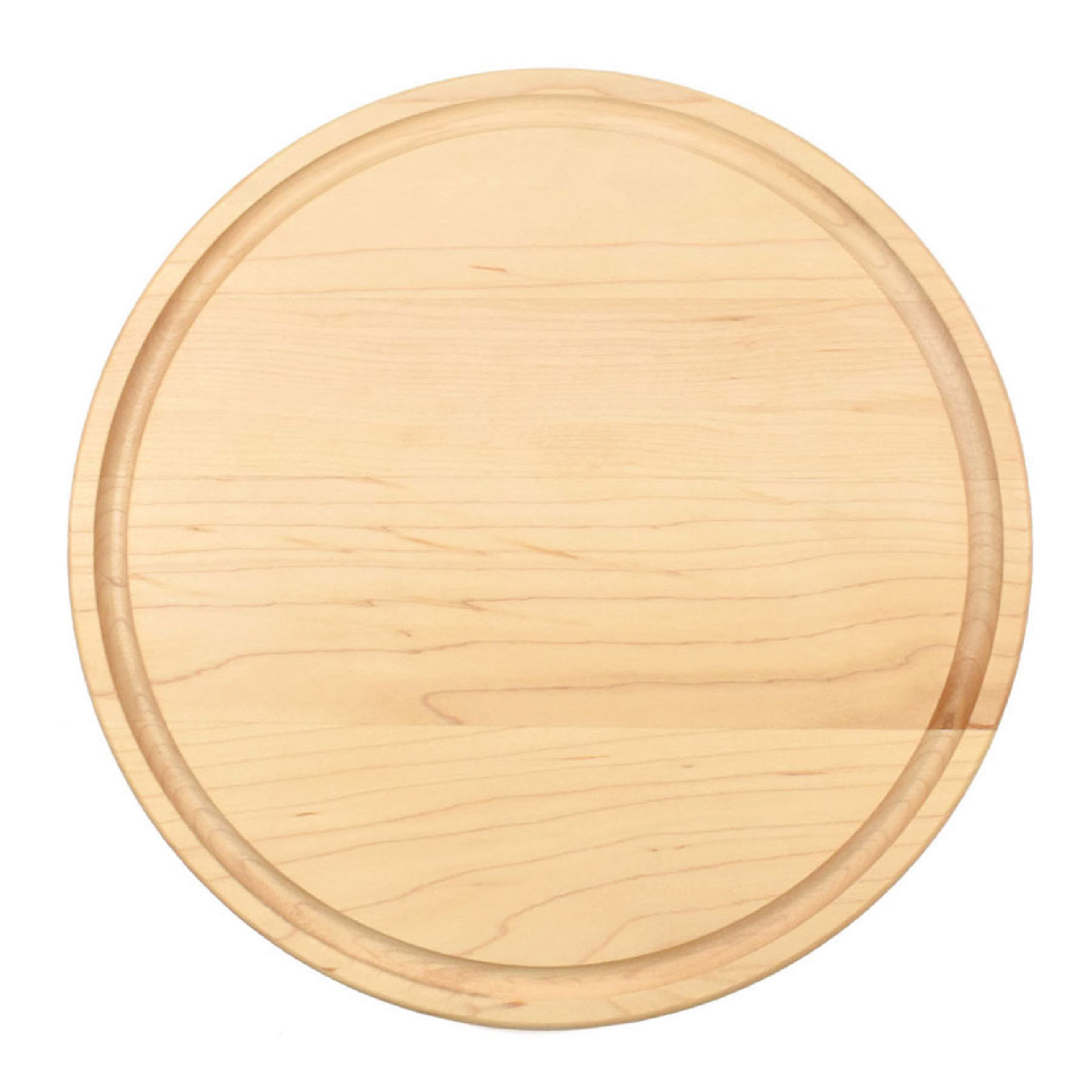 13 1/2" Maple Round Cutting Board with Juice Groove 5