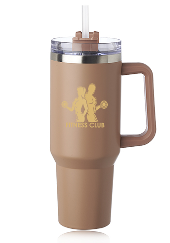 40 oz. Alps Stainless Steel Travel Mugs with Handle 23