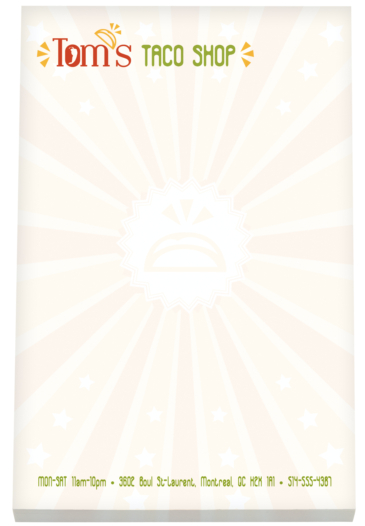 Souvenir® 4" x 6" Scratch Pad, 25 Sheet 7