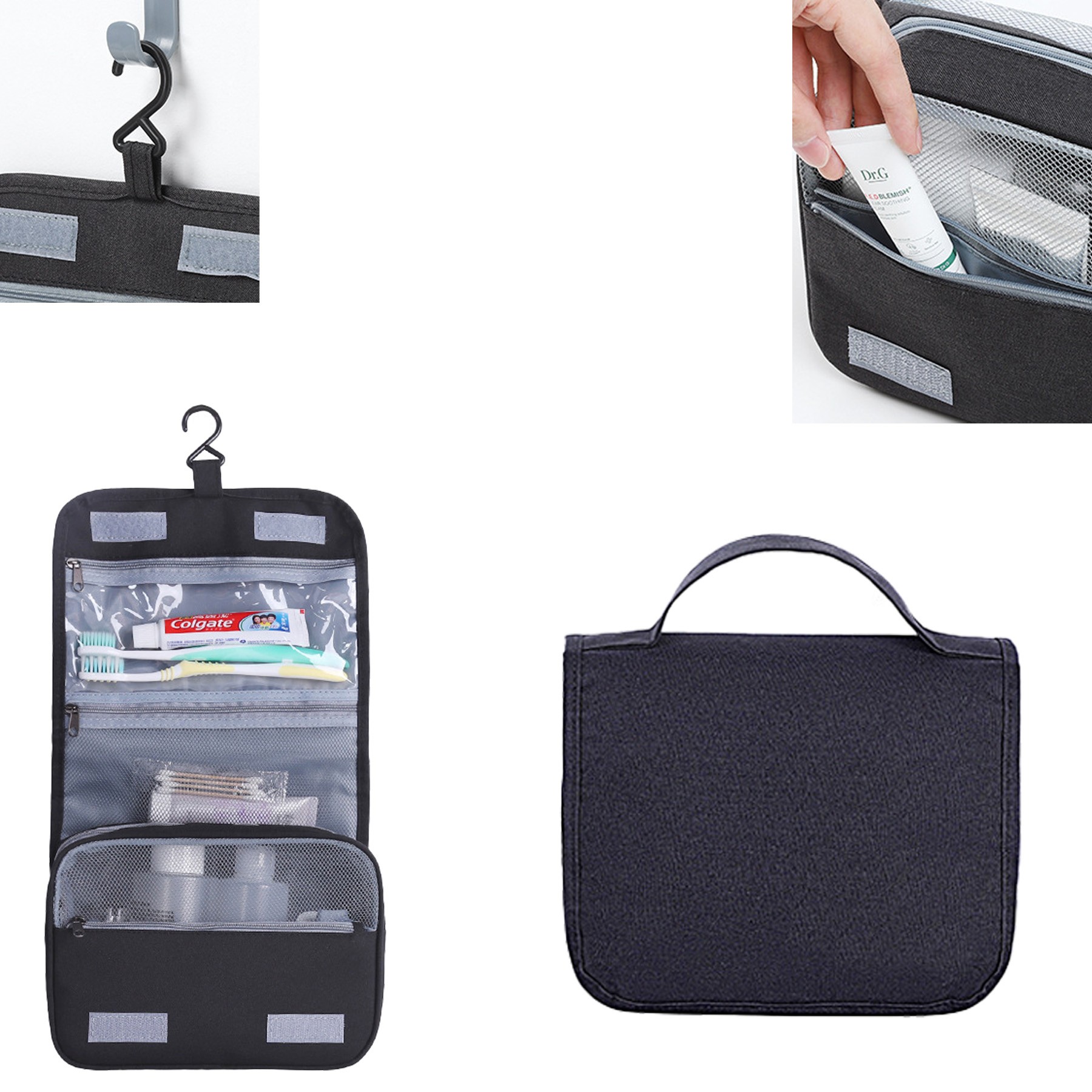 Premium Hanging Travel Toiletry Bag for Women and Men 2