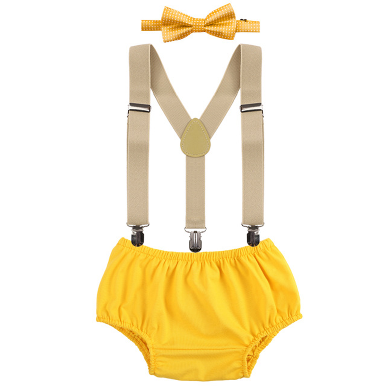 Adorable Baby Birthday Kit - Suspenders Design 1