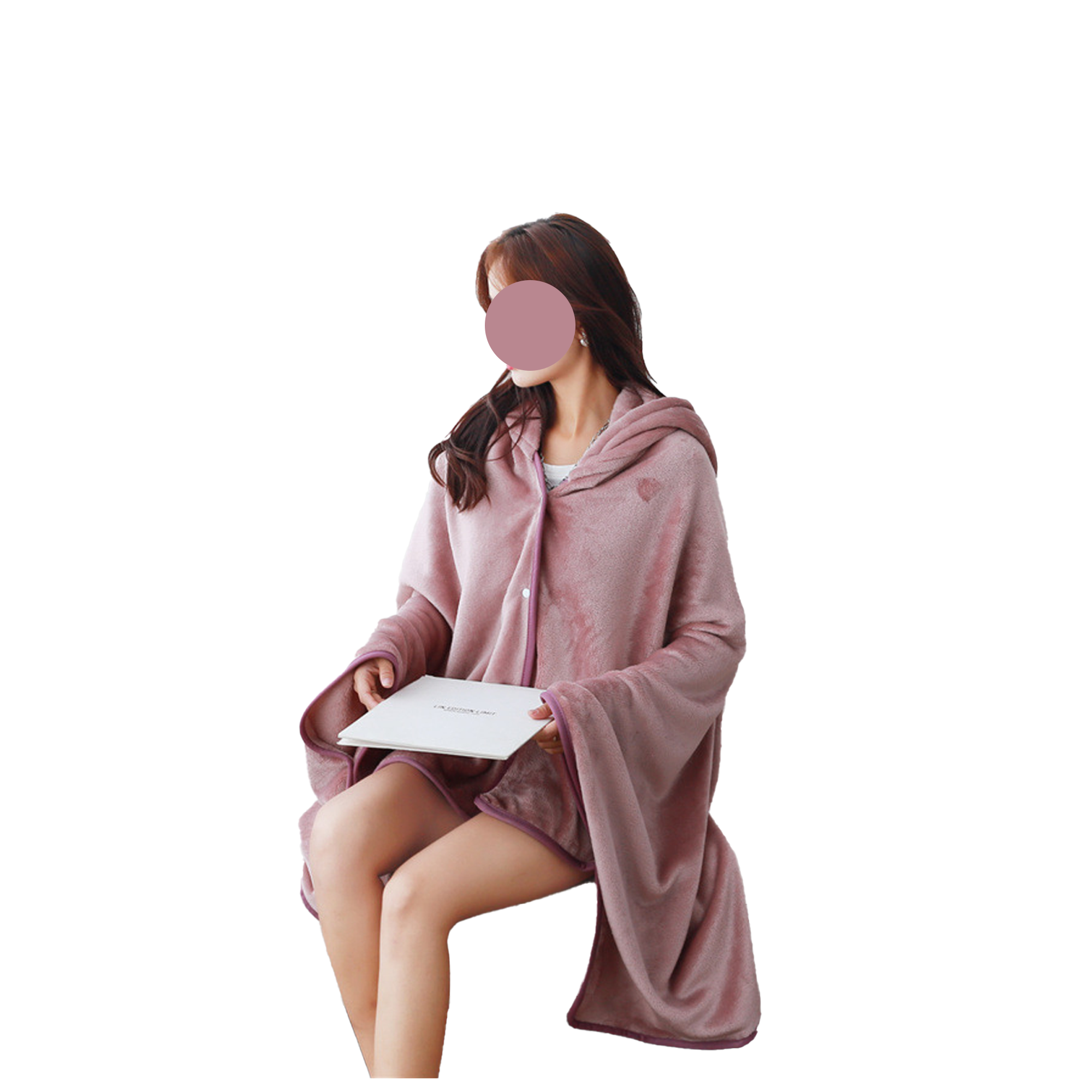 Wearable Blanket Hoodie for Adults MOQ20 3