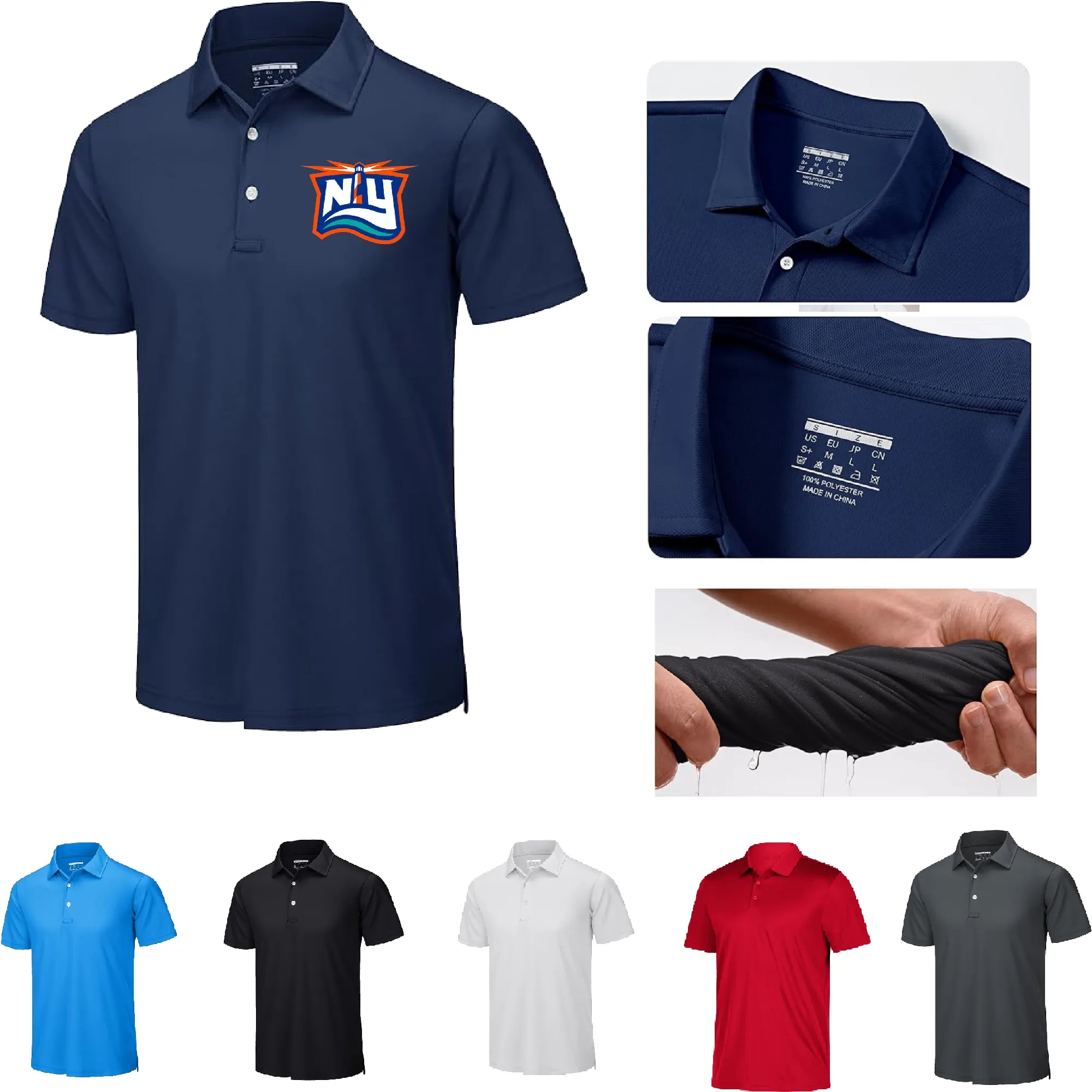 Business style lapel men's POLO shirt 3