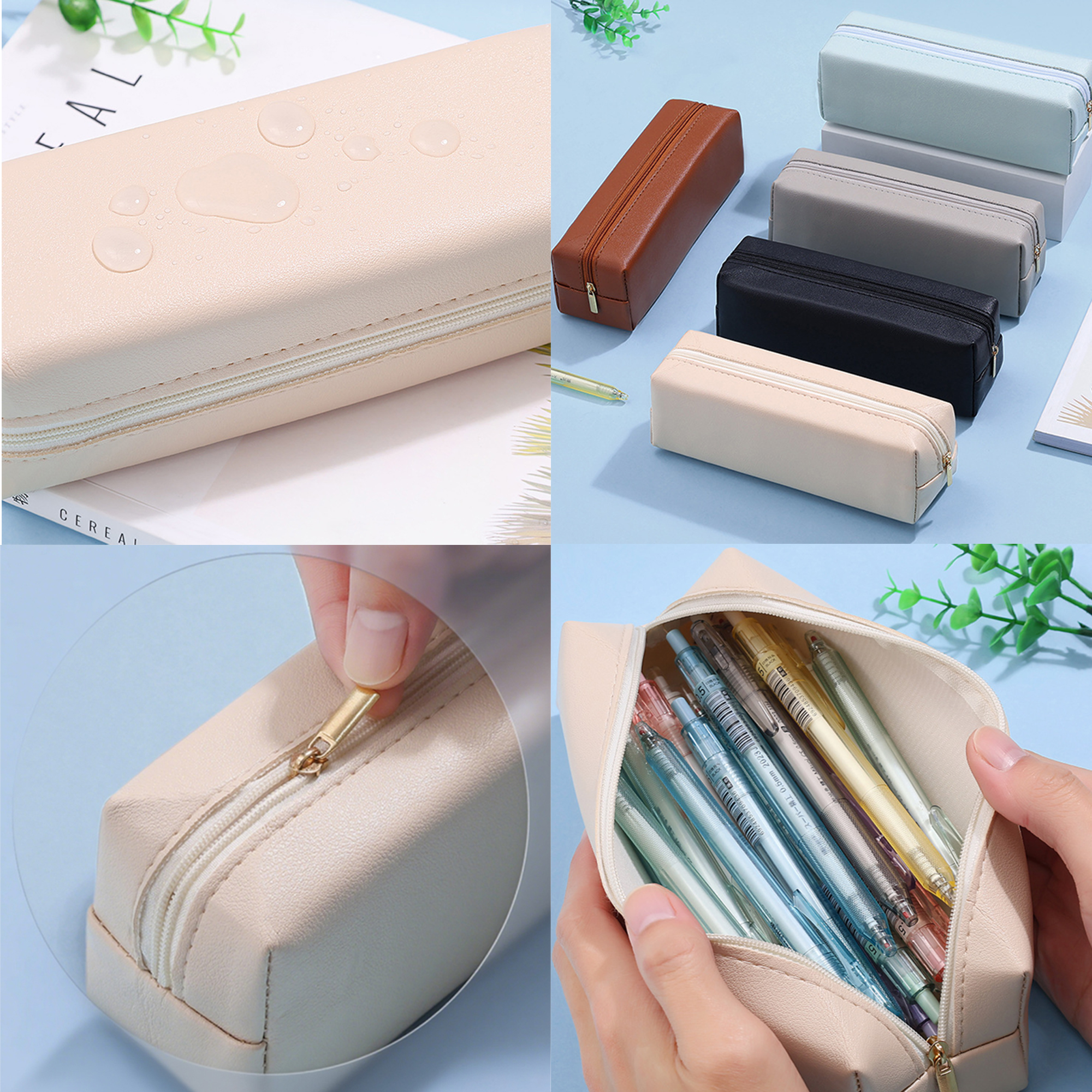 PU Zipper Pencil Case MOQ 50 1