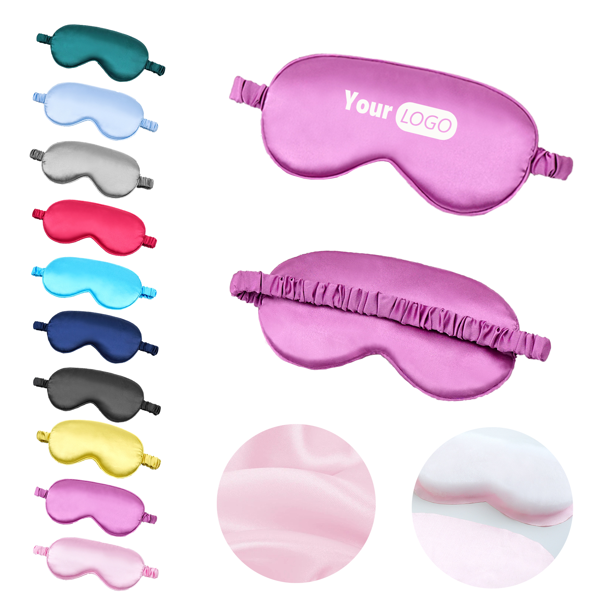 Faux Silk Sleep Eye Mask MOQ 50 2