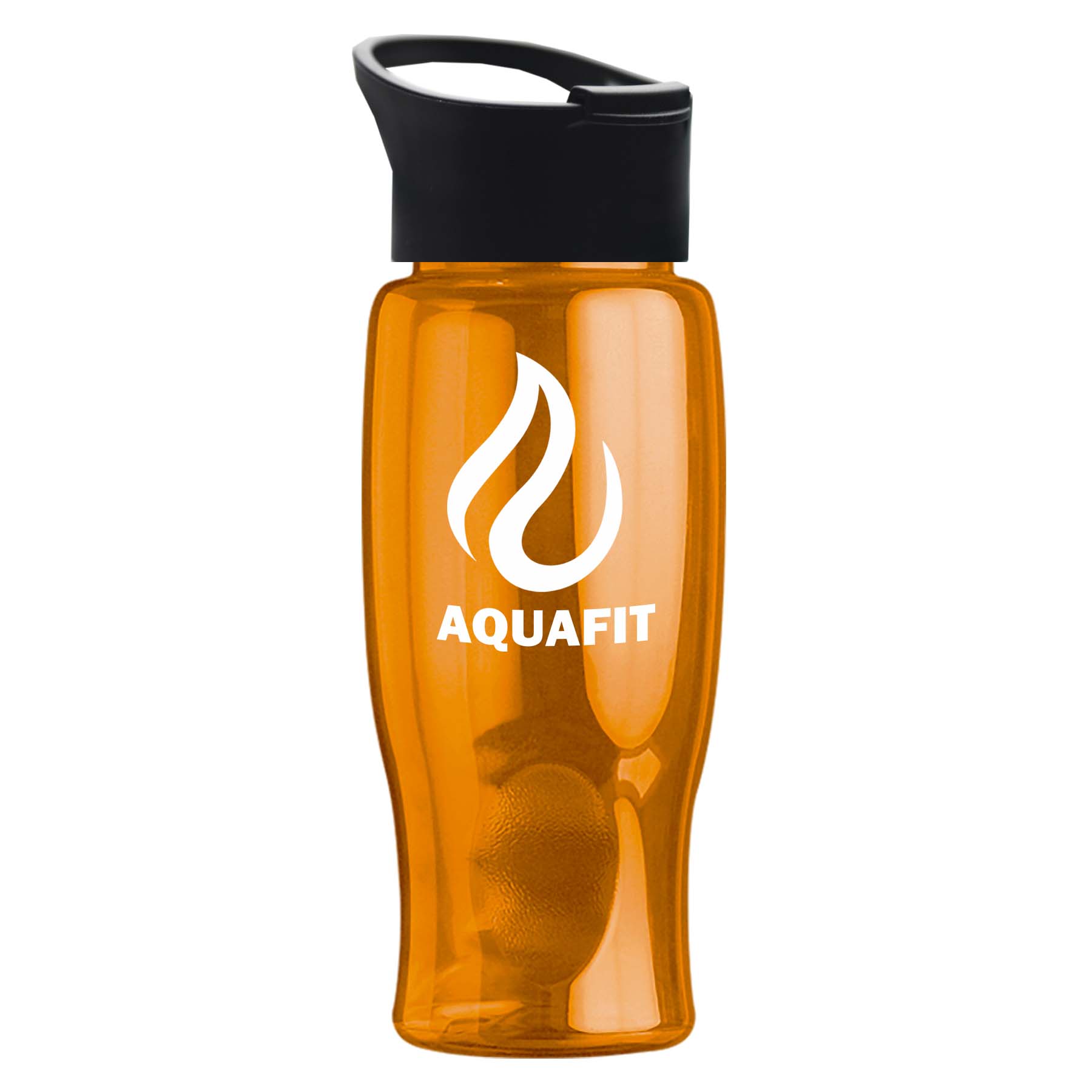 Poly-pure - 27 oz. Transparent Bottle with Pop-up 7