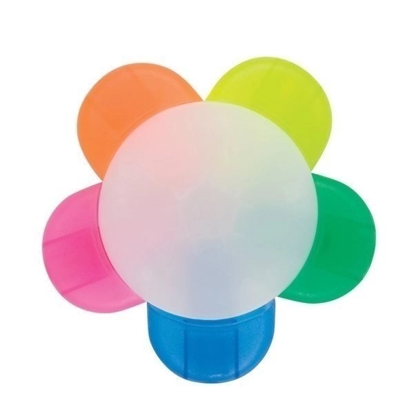 Flower Multi-Color Highlighters 1