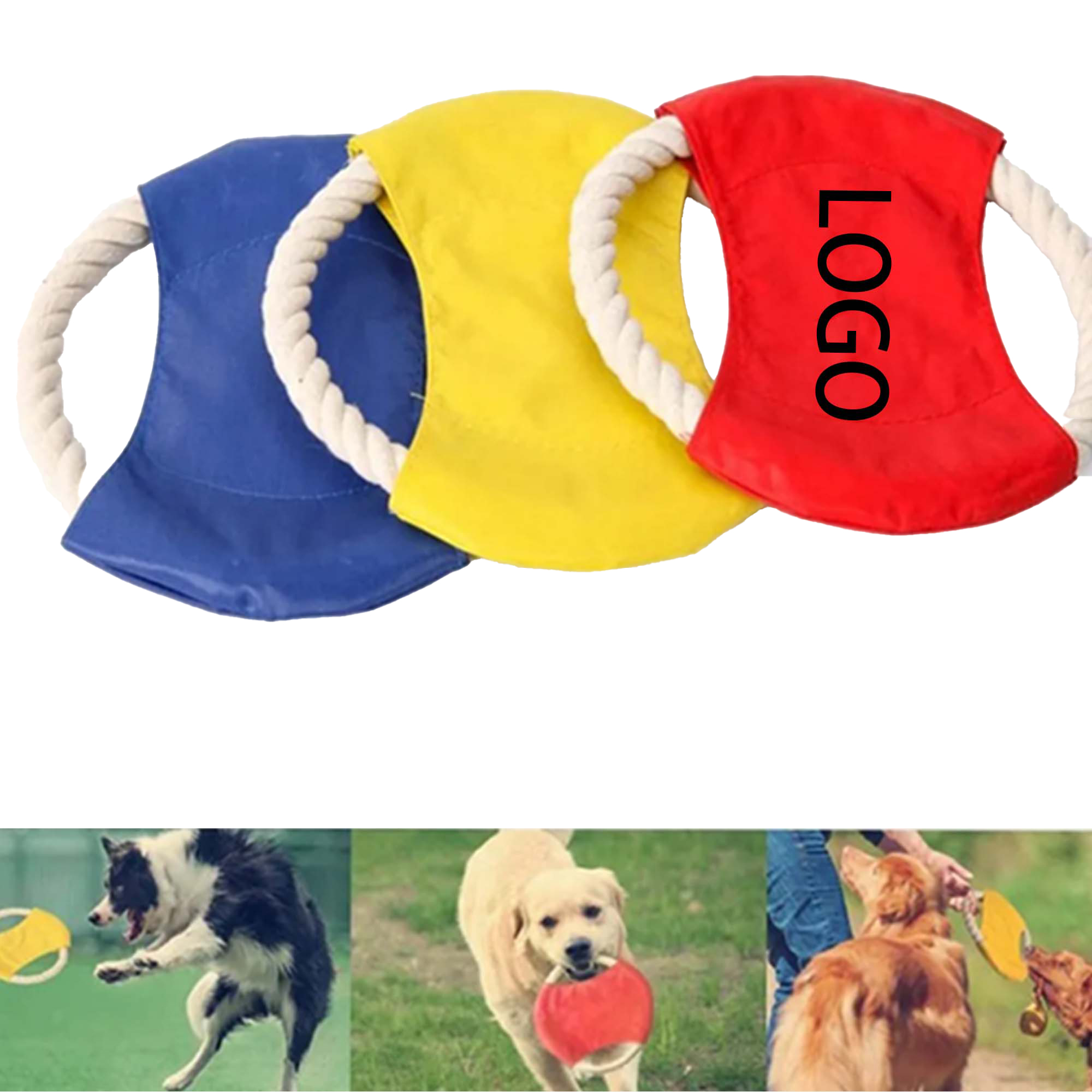Pet Cotton Rope Flying Disk 1