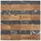 Black Marble and Wood Coaster Set 14