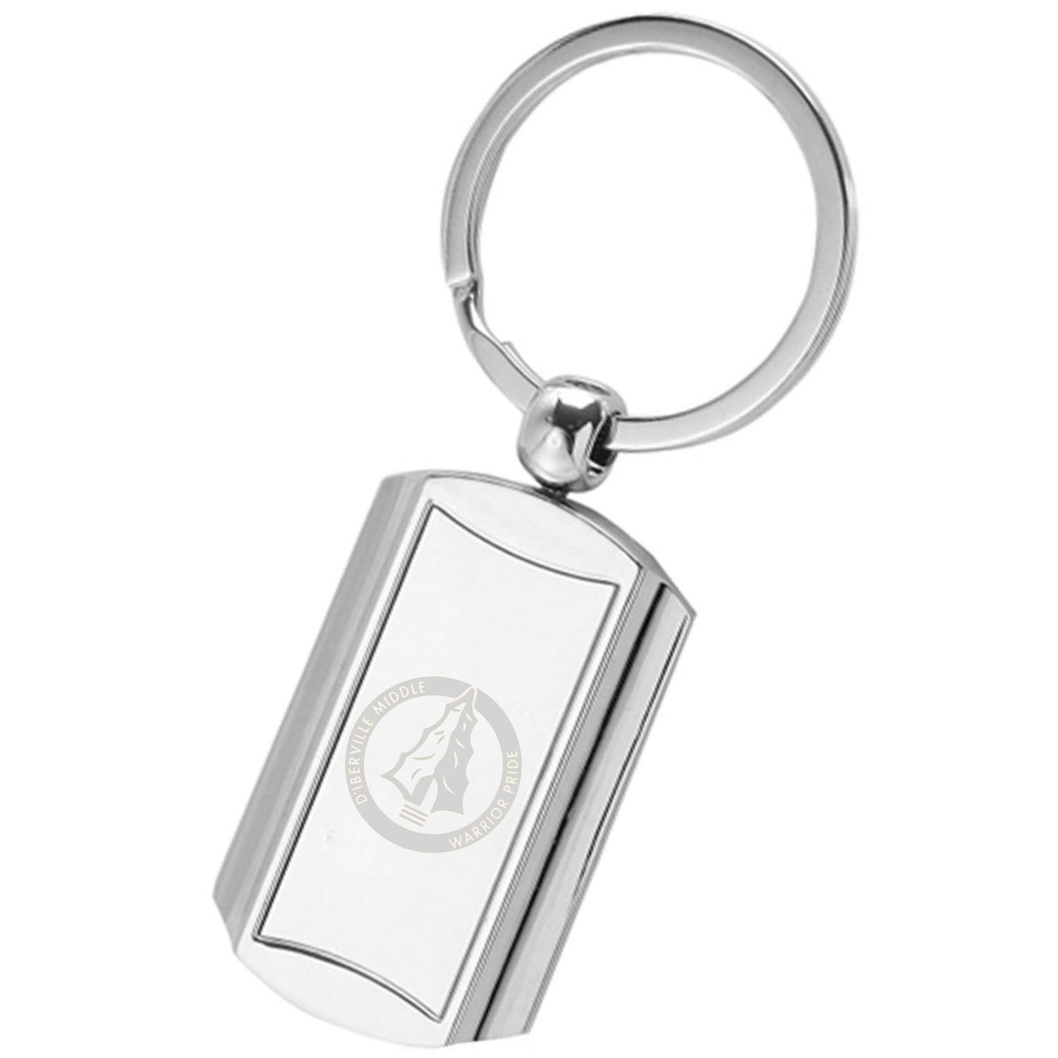 Metal Keychains with Rounded Ends 2