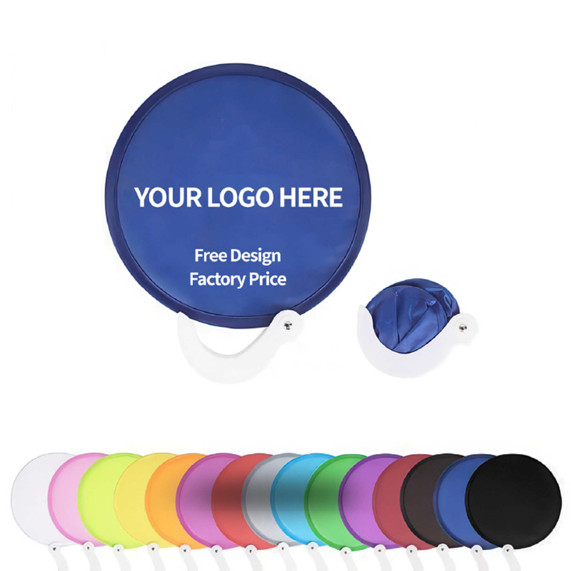 Foldable Handheld Round Folding Fan 2