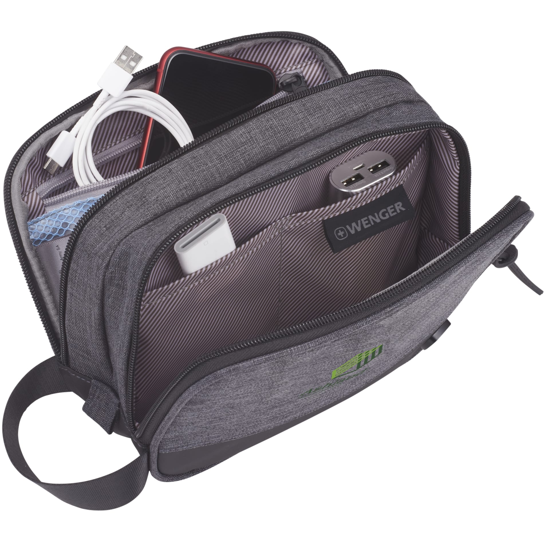 Wenger RPET Dual Compartment Dopp Kit 40