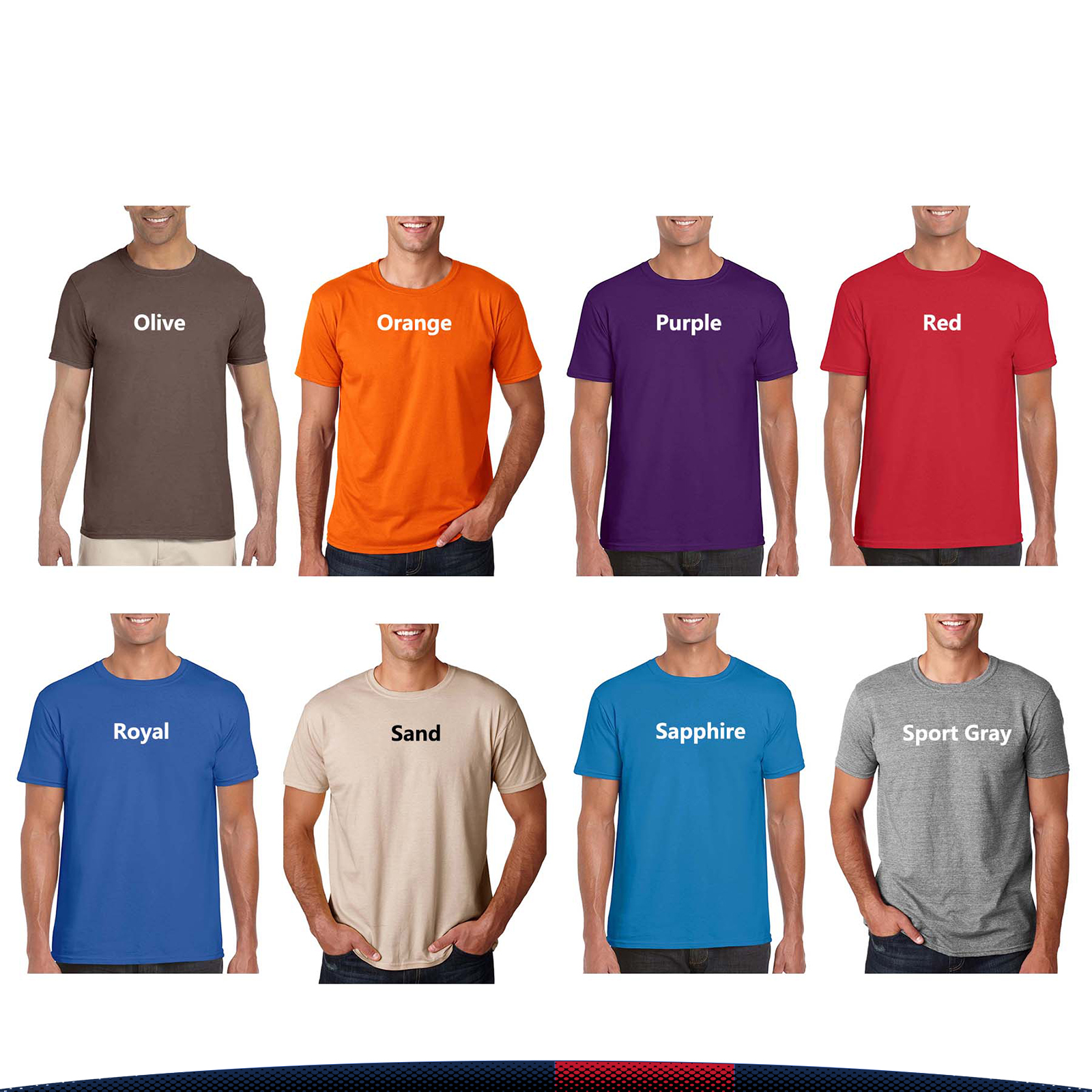 Gildan® 4.5 oz 100% Cotton Tees 8