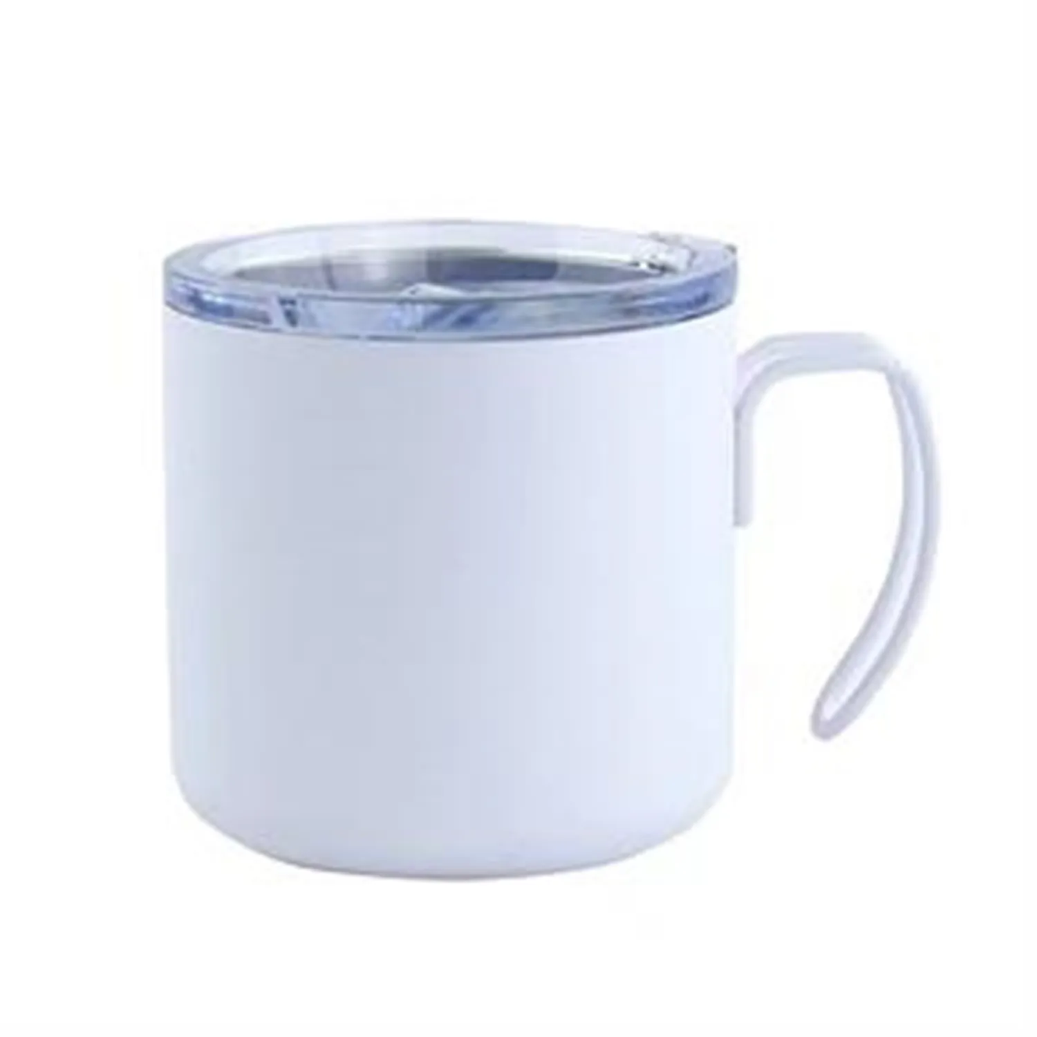 12Oz Stainless Steel 2-Layer Vacuum Insulation Cup W/ Lid 4