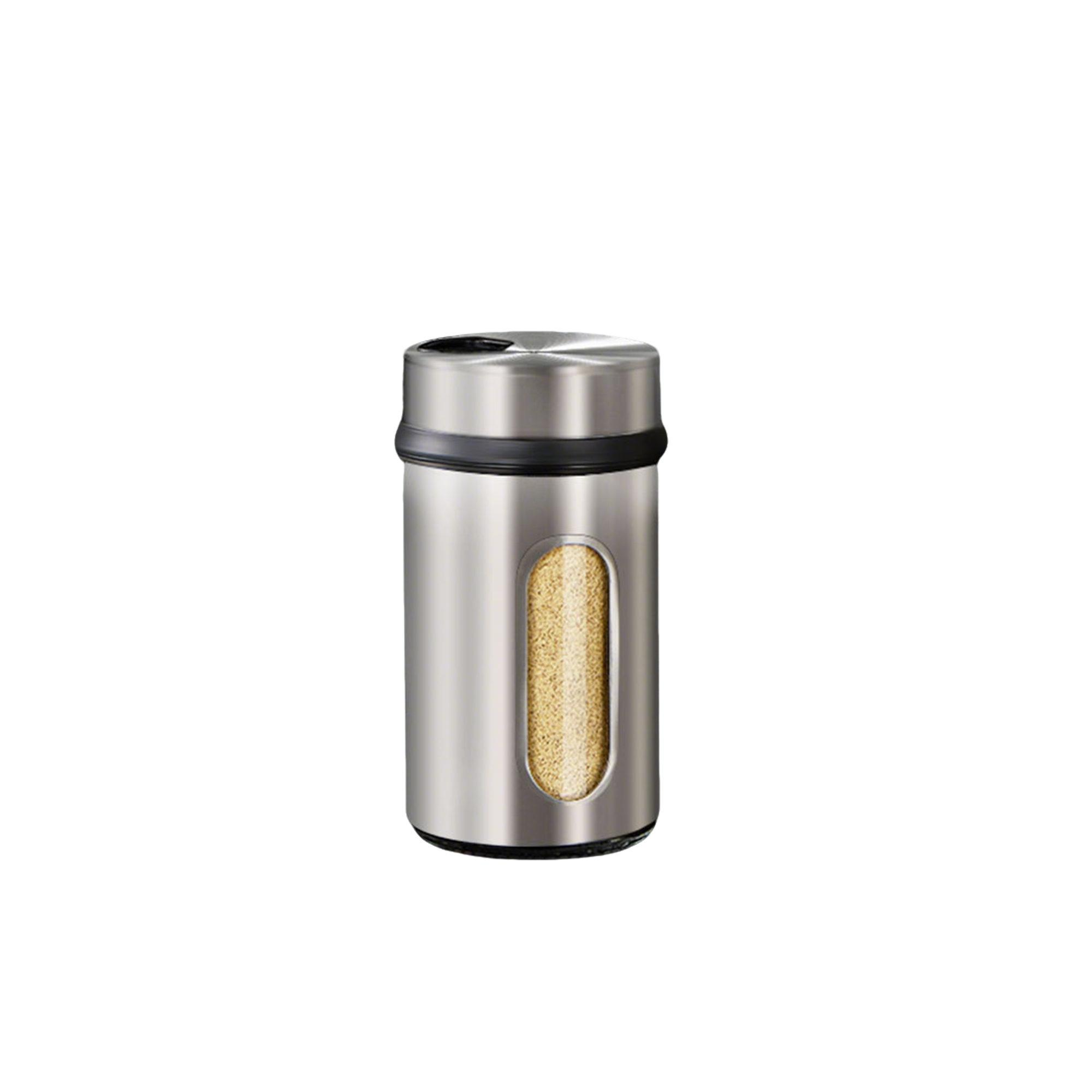 Stainless Steel Salt Pepper Shaker With Transparent Window 1