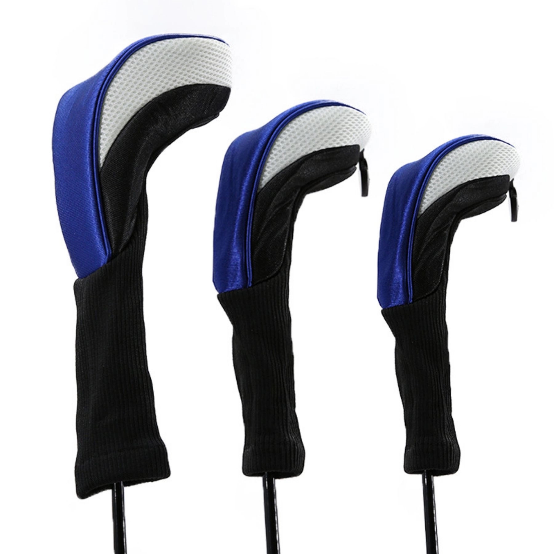 Golf Head Cover Leather Headcovers Set Fits Irons 3