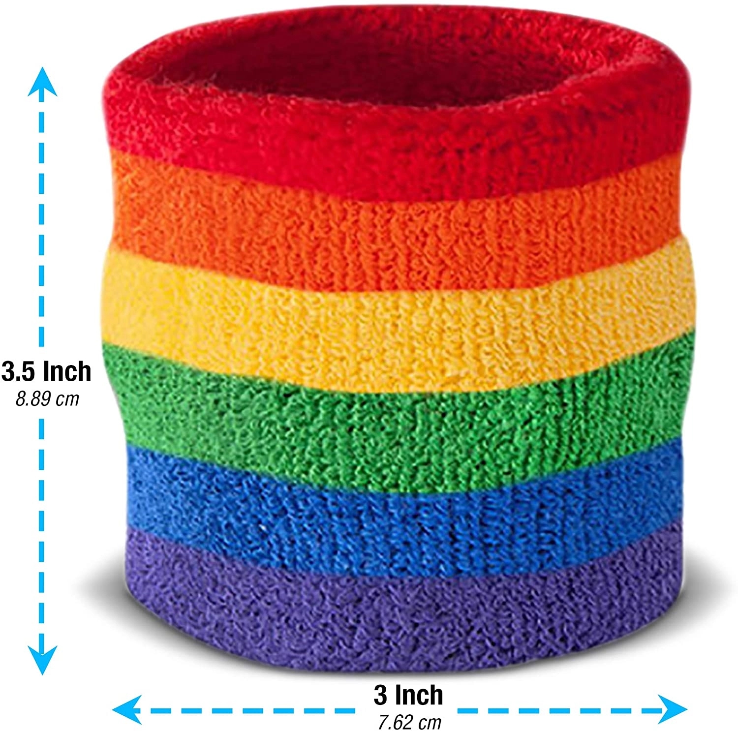 Rainbow Sweat Wristband 2