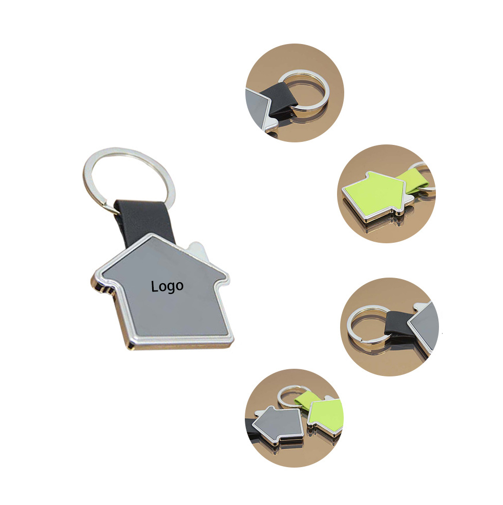 House Shape Metal Key Chain 5
