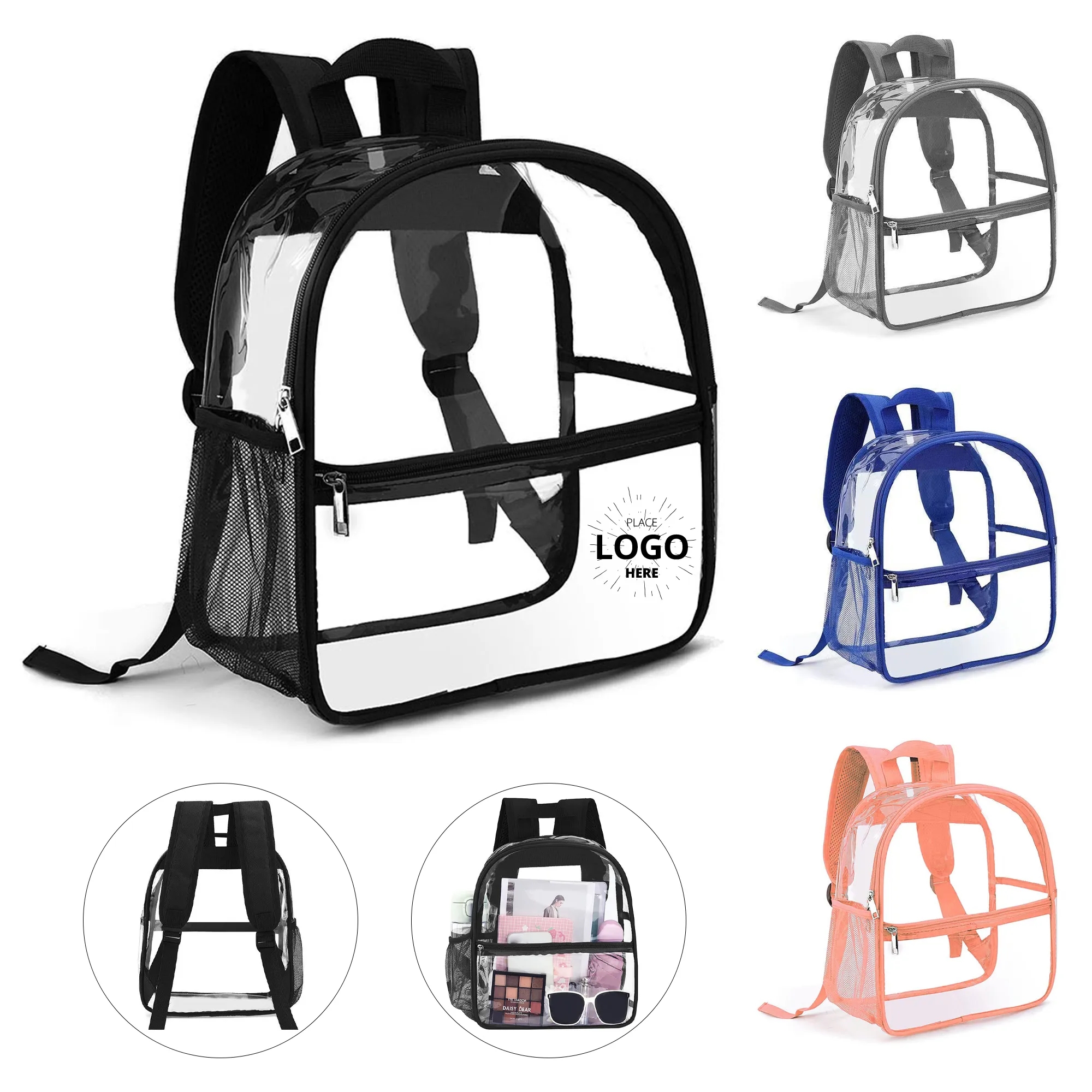 Clear PVC Transparent Backpack 4