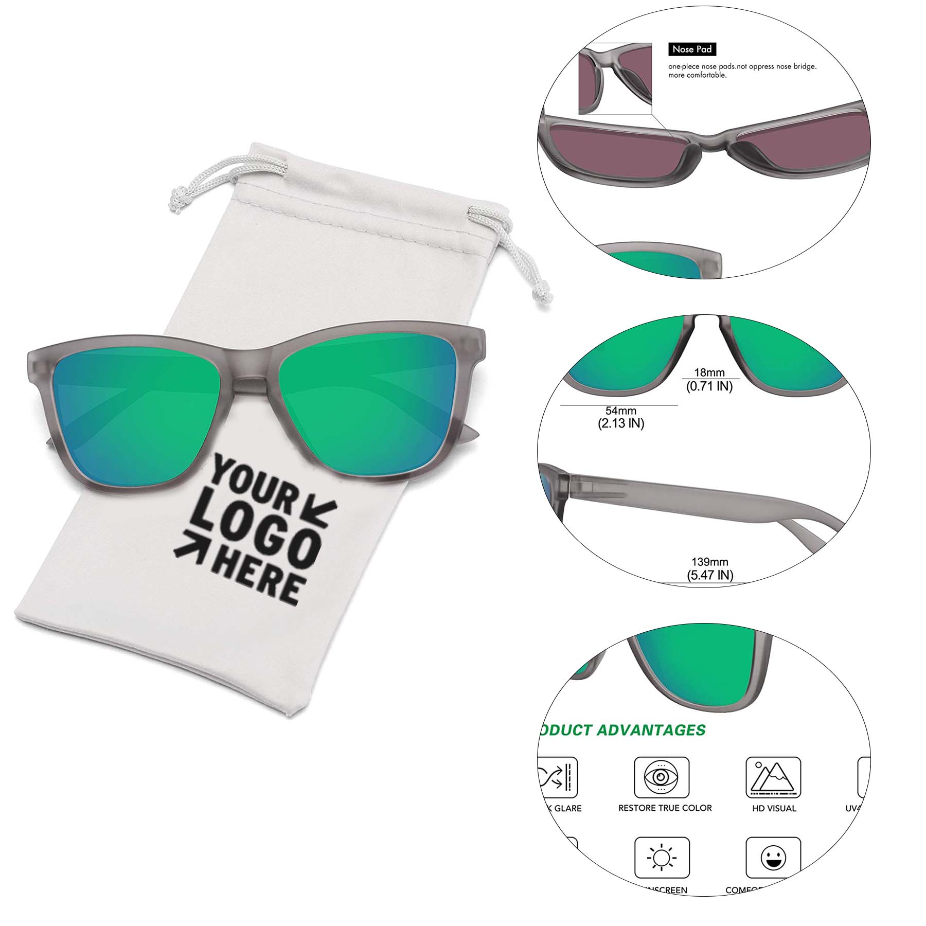 Polarized Sunglasses for Women Men