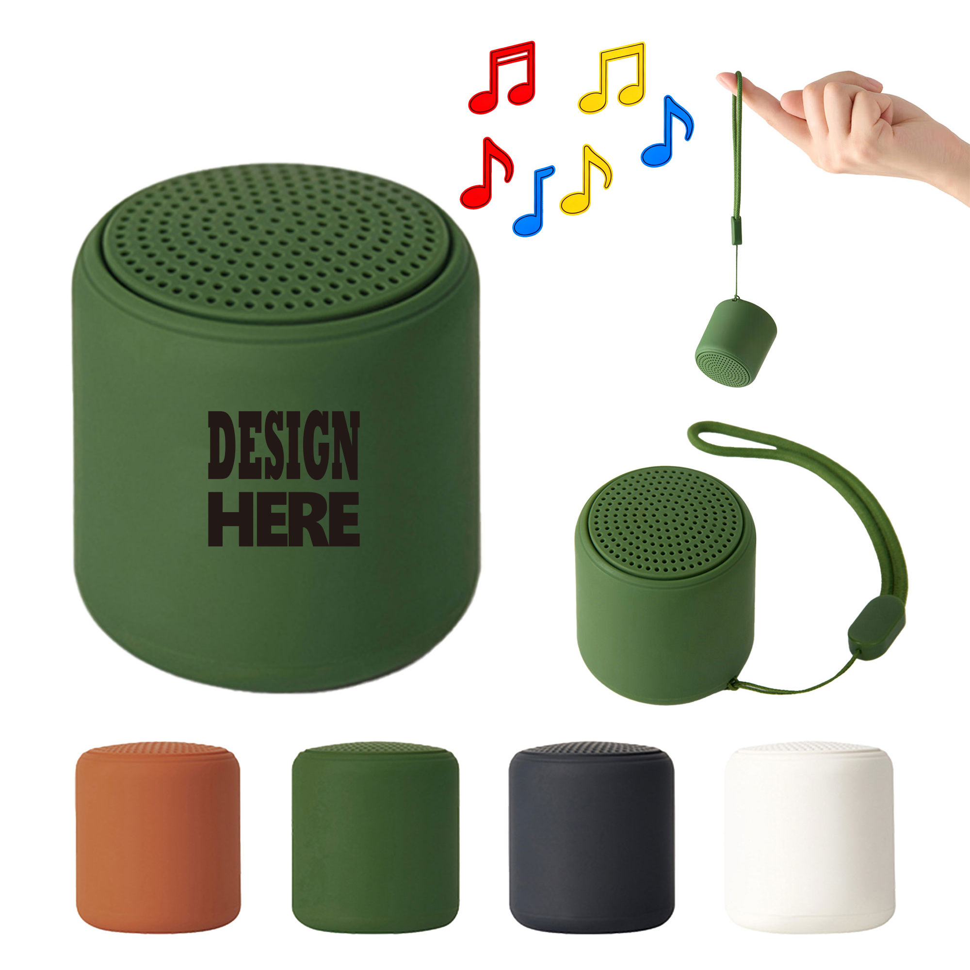 MOQ 20 Mini Macaron Wireless Portable Speaker 2