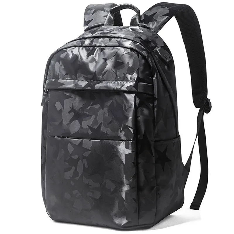 Simple Travel Laptops Backpacks With USB Charging Port 7