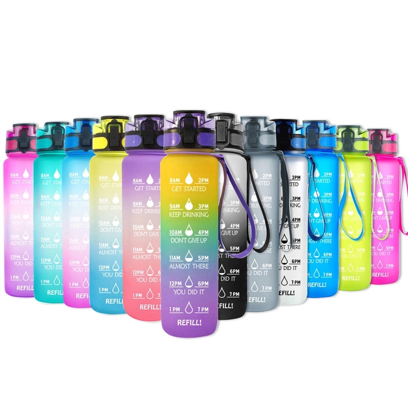 Marked water bottles 6